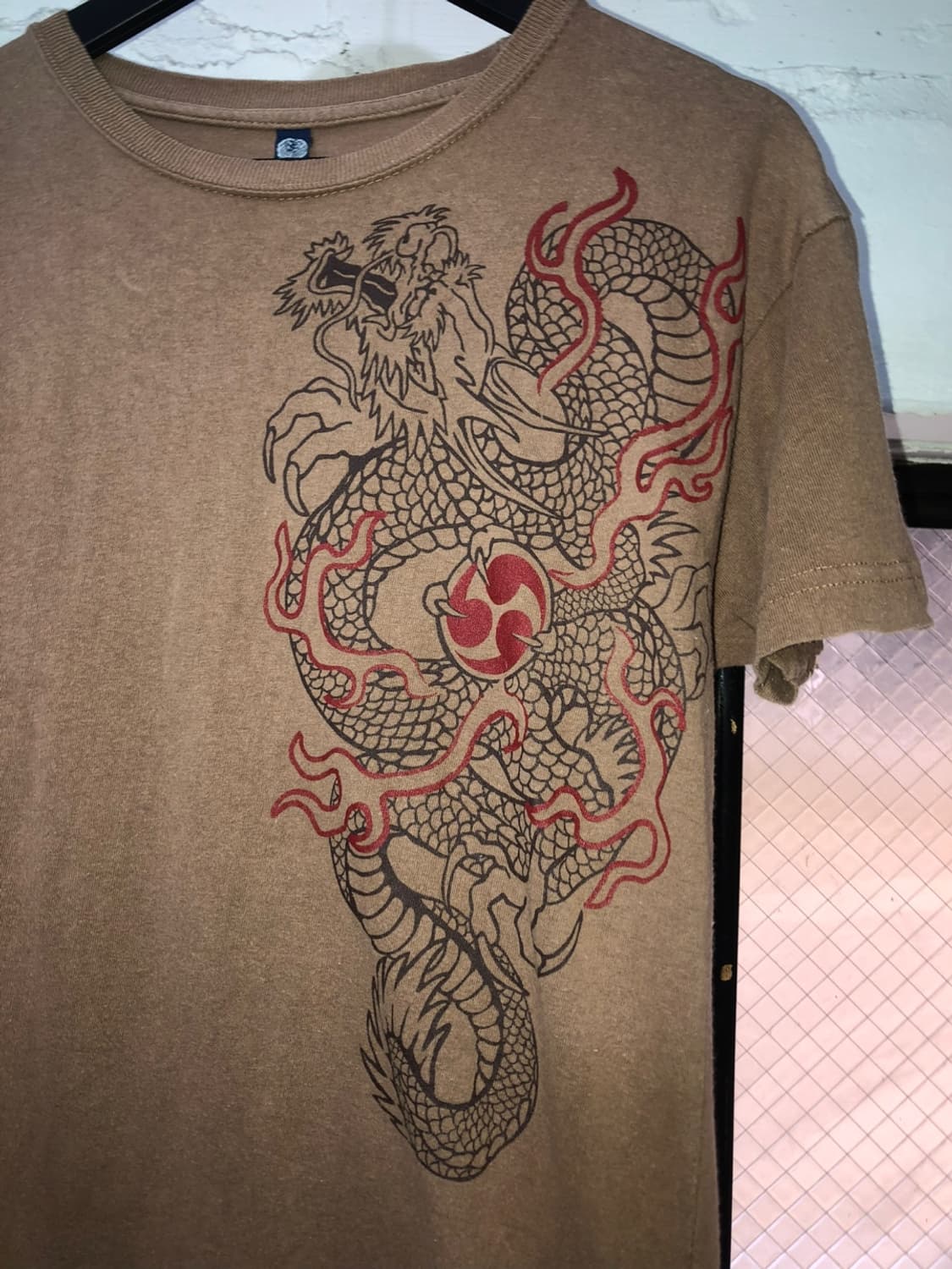 OLDMILLS Dragon Printng Half Sleeve - M 상품이미지3