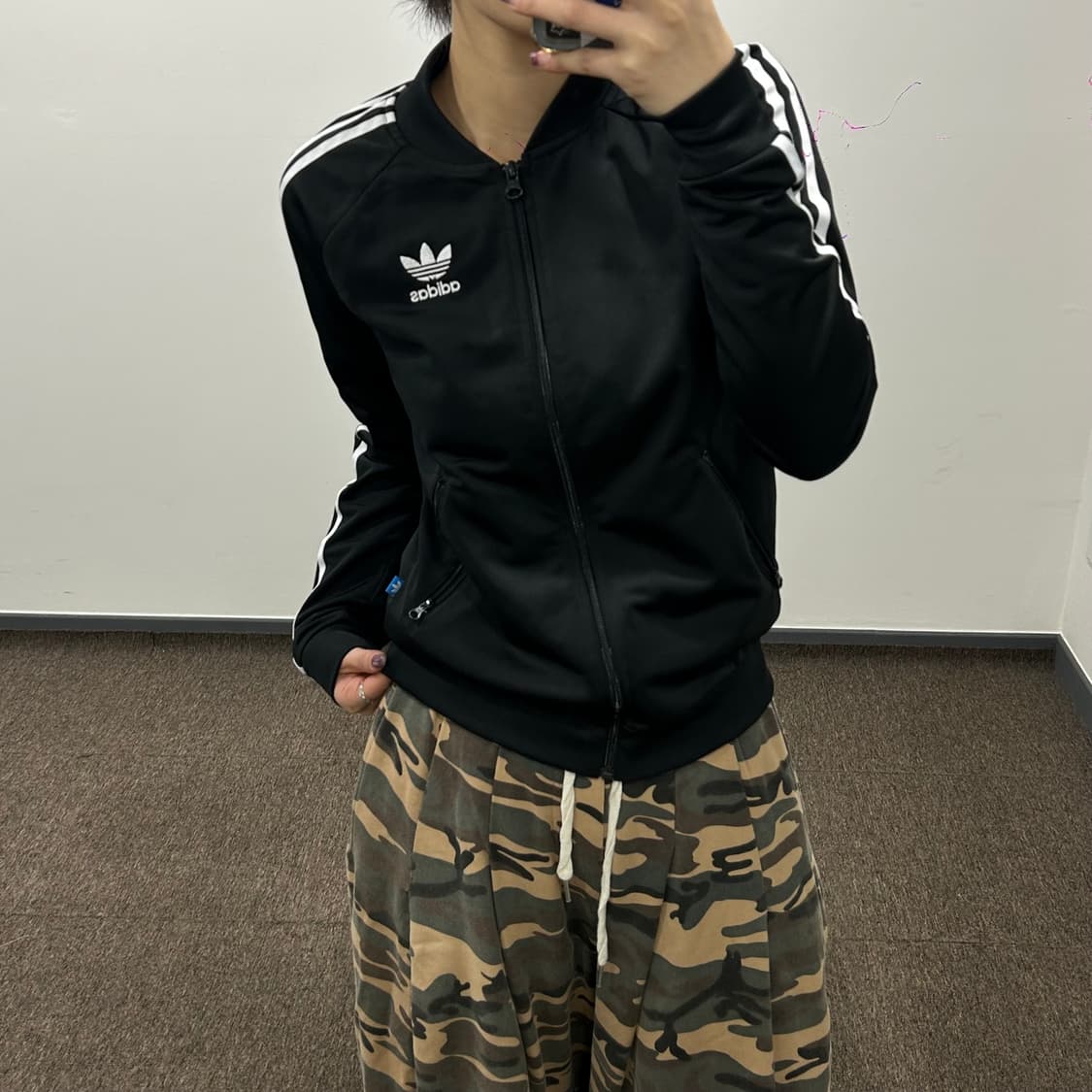 Adidas 아디다스 구파 백 포인트 블랙 져지 상품이미지3