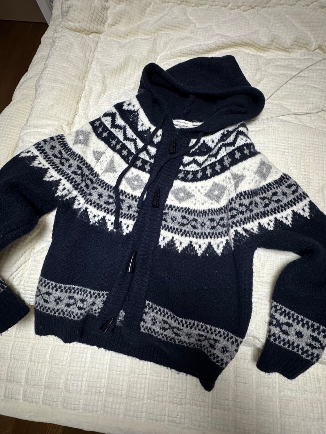 Nordic knit hoodie 상품이미지1