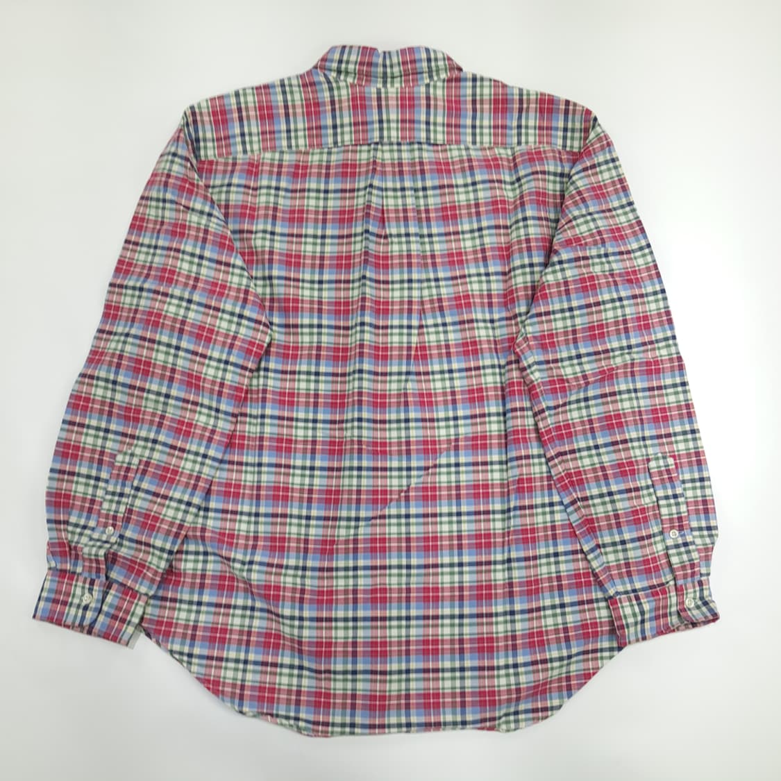 Co852 XL 폴로 랄프로렌 멀티컬러 타탄체크 긴팔 셔츠 남방 상품이미지7