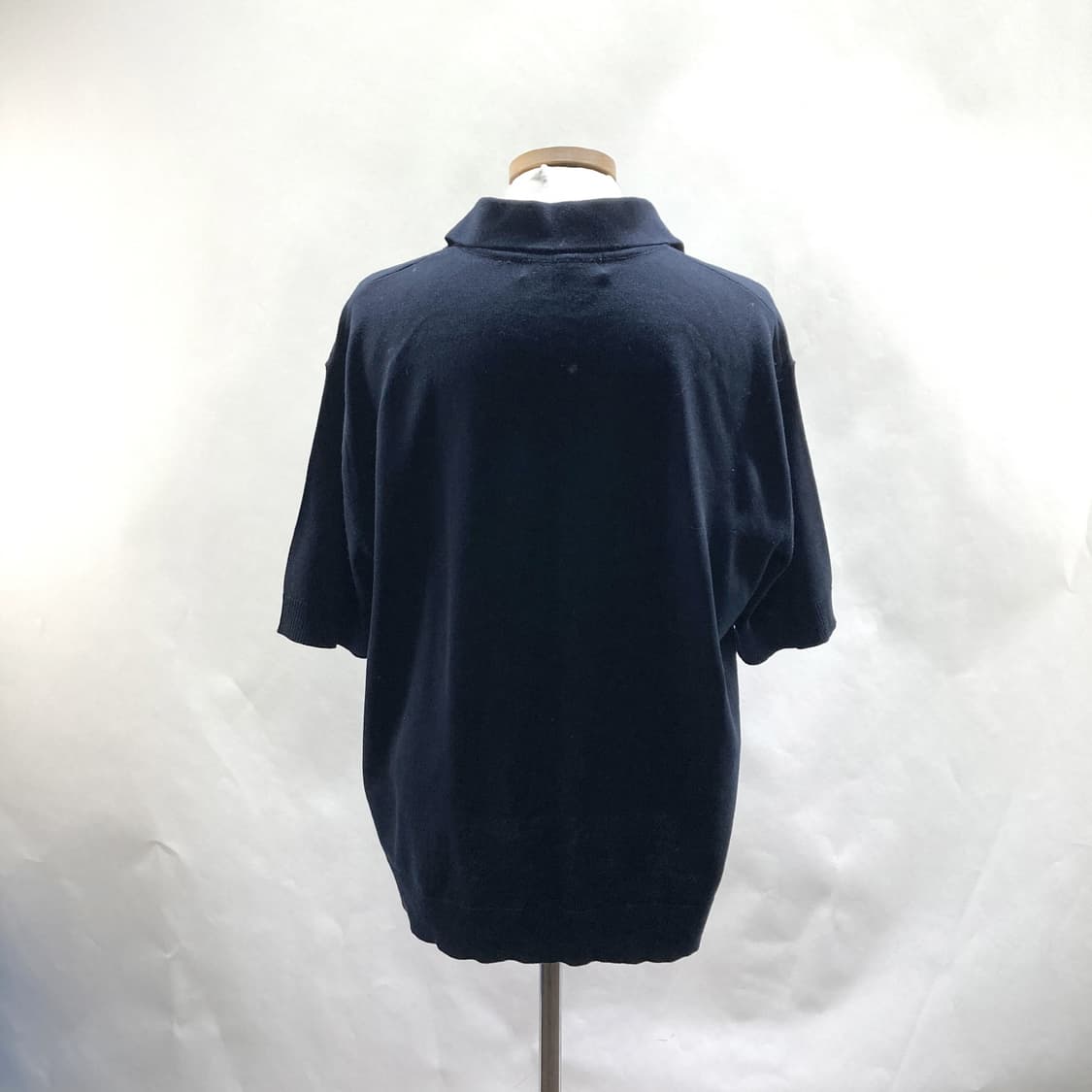 에잇세컨즈 2022 남성니트반팔티 네이비 XL 상품이미지3