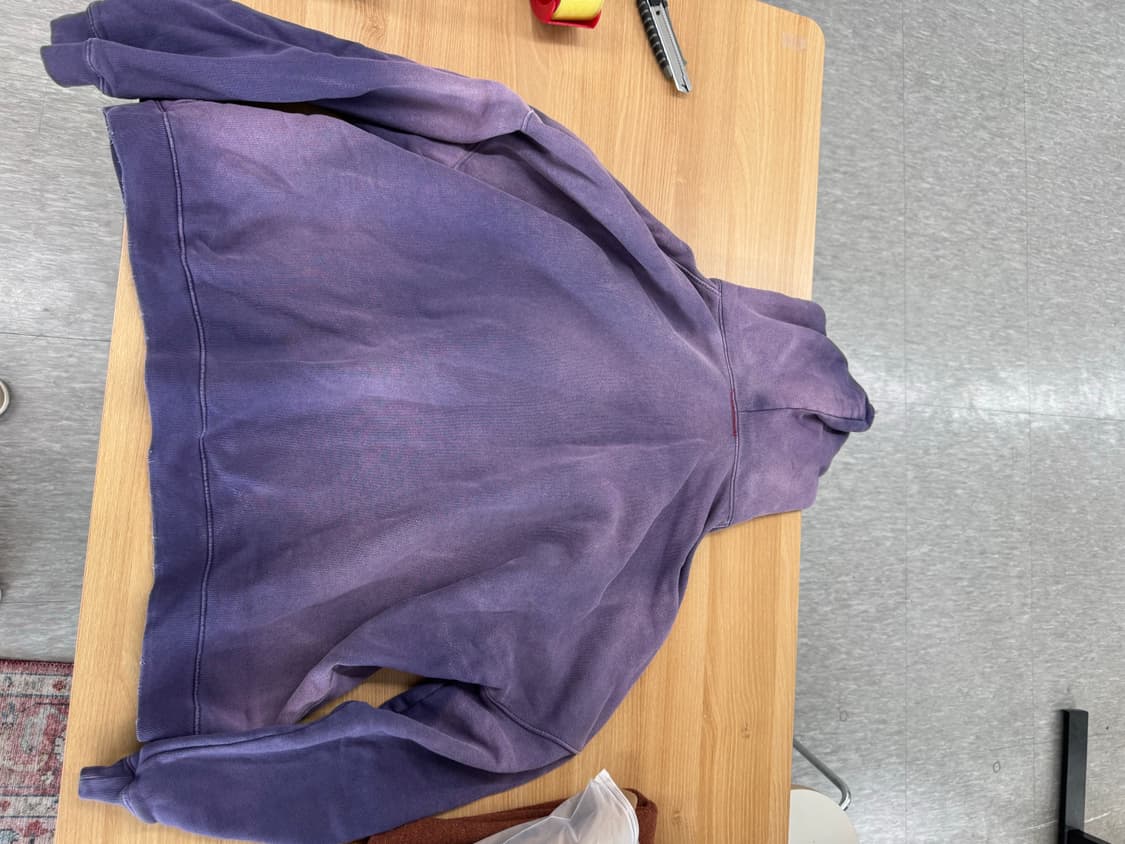 퍼플 데미지 후디  상품이미지7