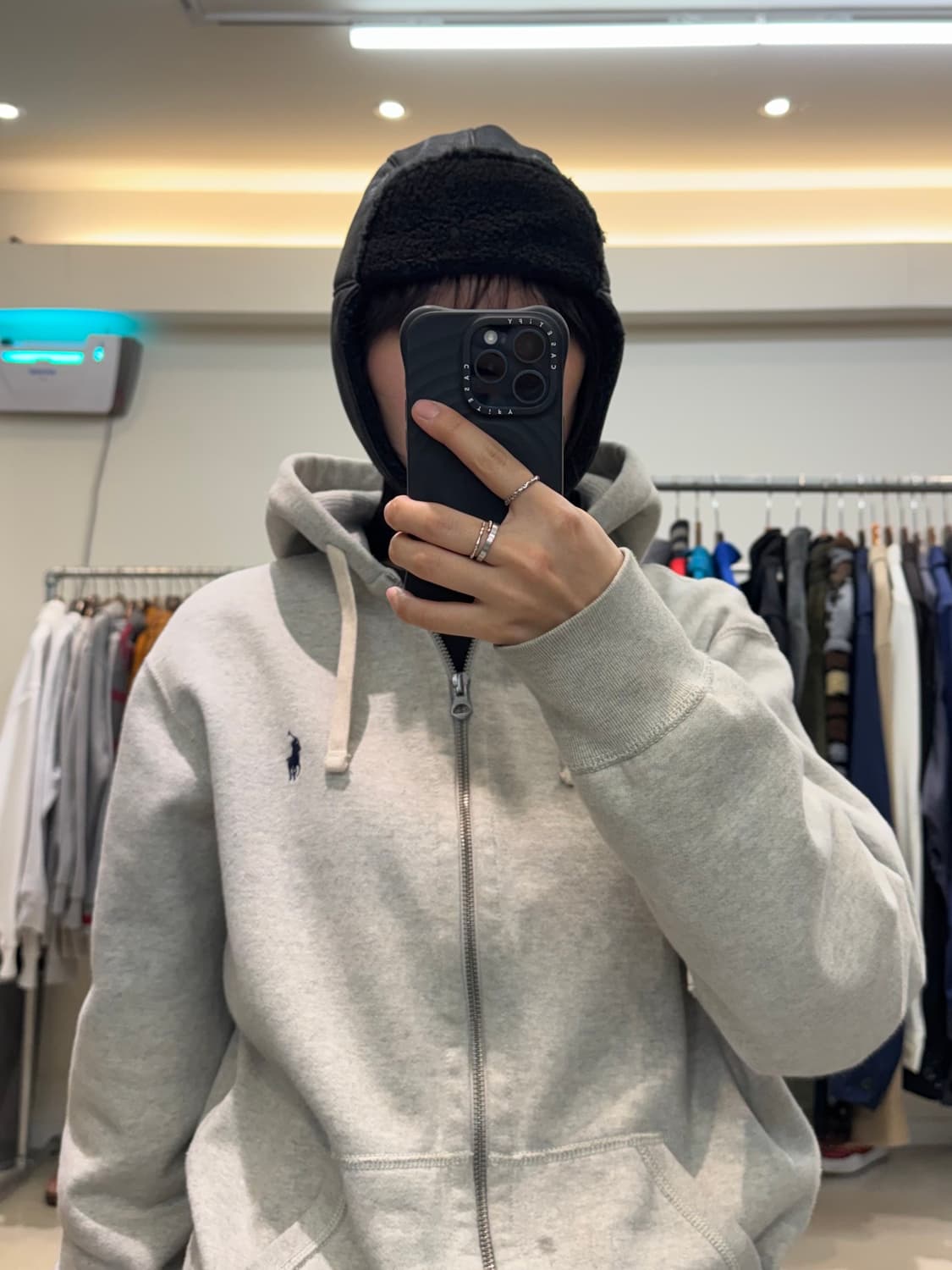 Gant hat 레더 트래퍼햇 상품이미지7