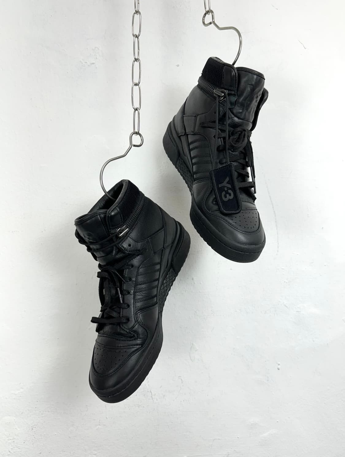 Y-3 Adidas Forum High Triple Black High  상품이미지1