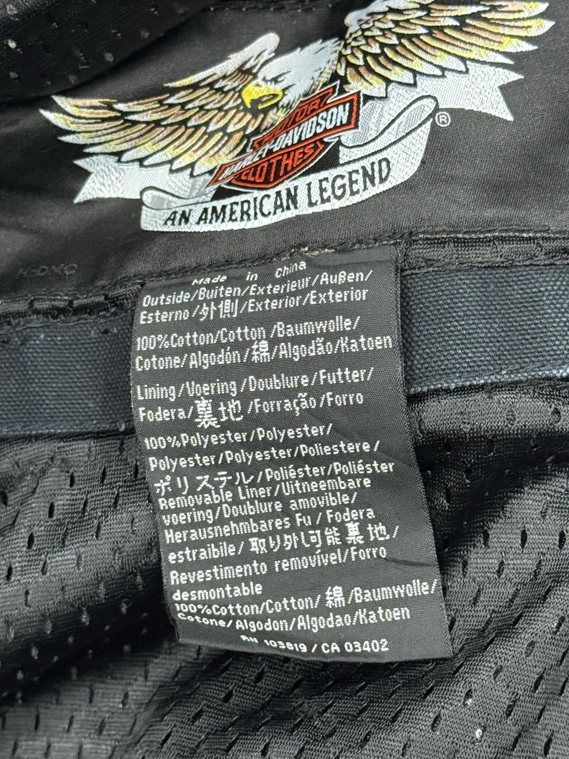 할리데이비슨 바이크 자켓 바이커 할리자켓 105-110 상품이미지6