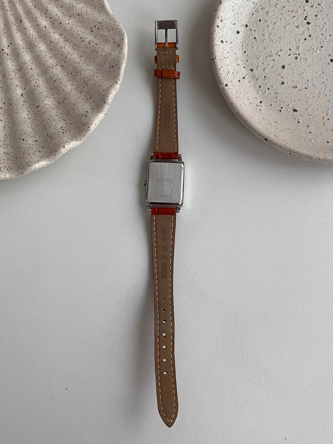 Seiko 세이코 스퀘어 실버 쿼츠 상품이미지6