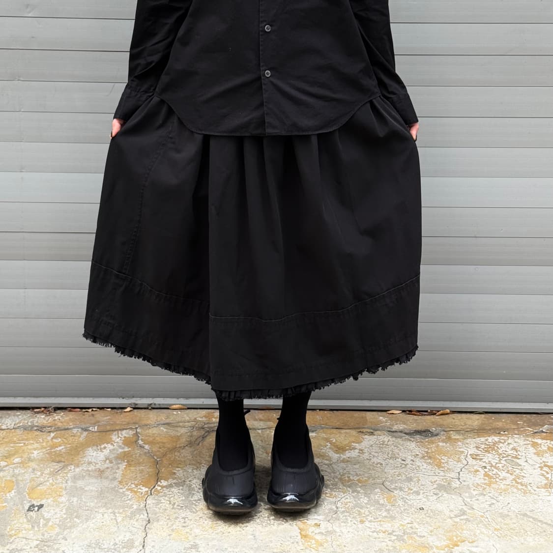 Maxi Black Long skirt 상품이미지9