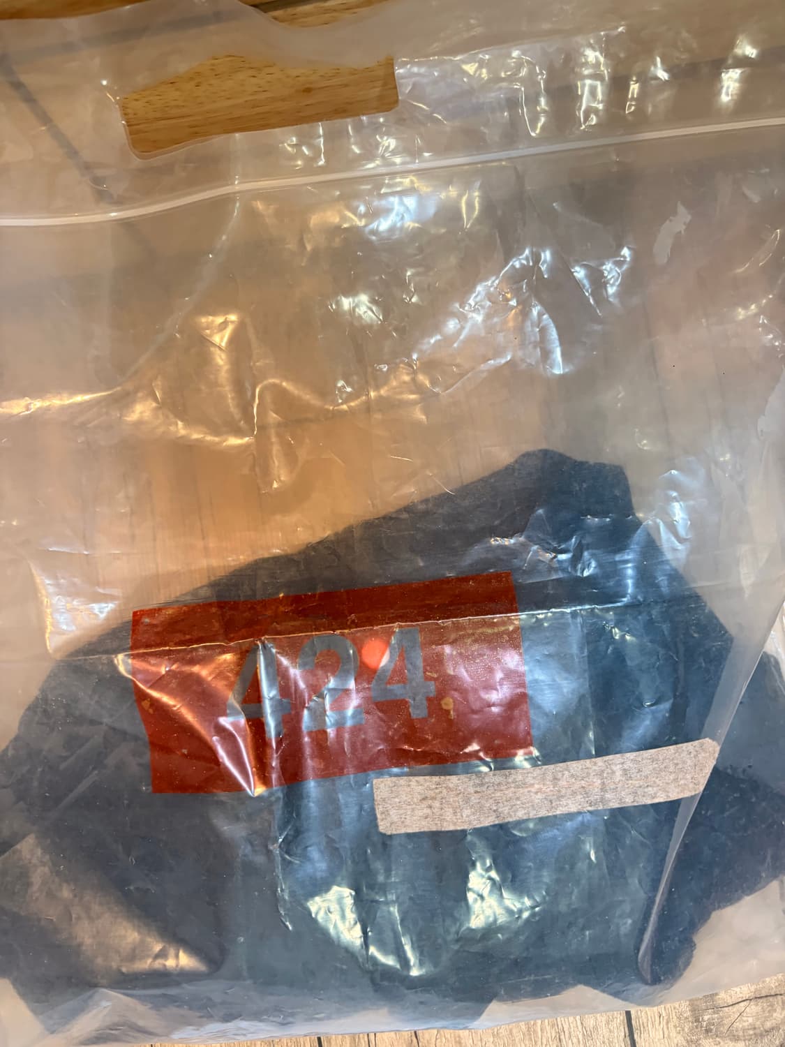 424 트러커 자켓 블랙 완장 100 상품이미지6