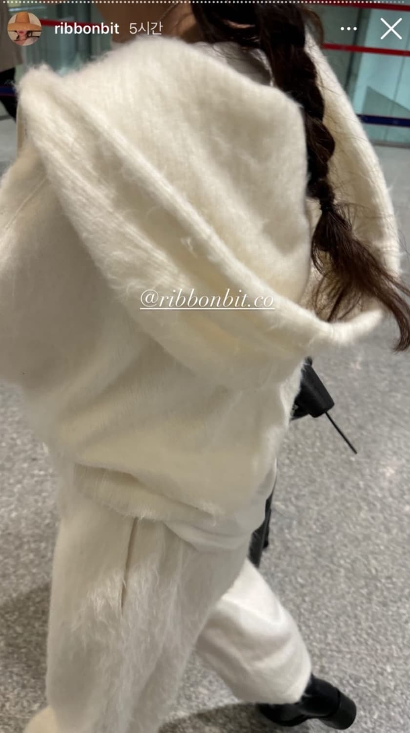 리본빛 ribbonbit 스노우 후디 상품이미지2