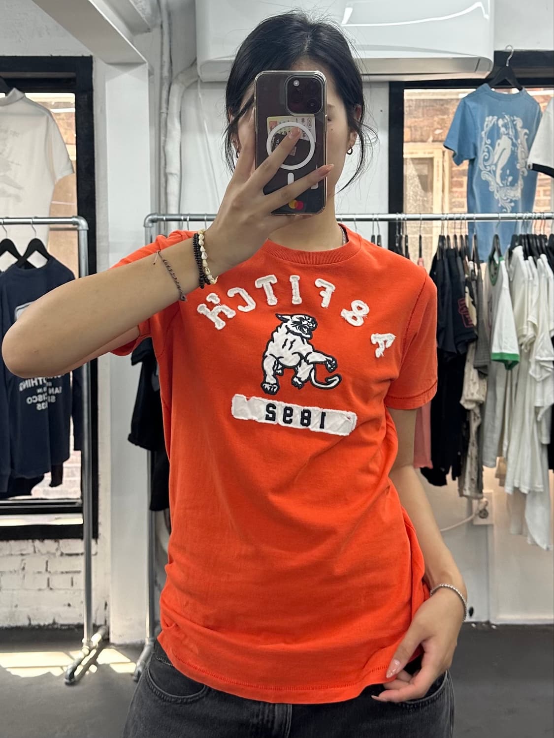 아베크롬비 타이거 패치 티셔츠 상품이미지3