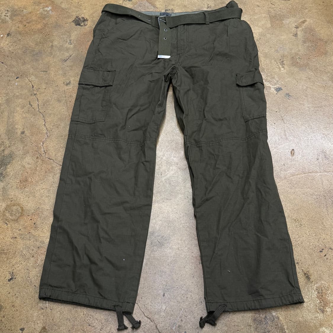 [정품] george 카키색 카고바지 벨트 세트 b17 상품이미지2