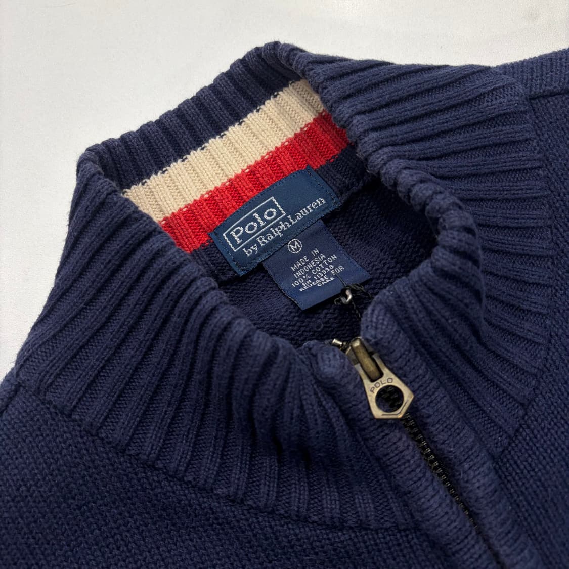 [M] 폴로 랄프로렌 니트 집업 가디건 네이비 C805 상품이미지4