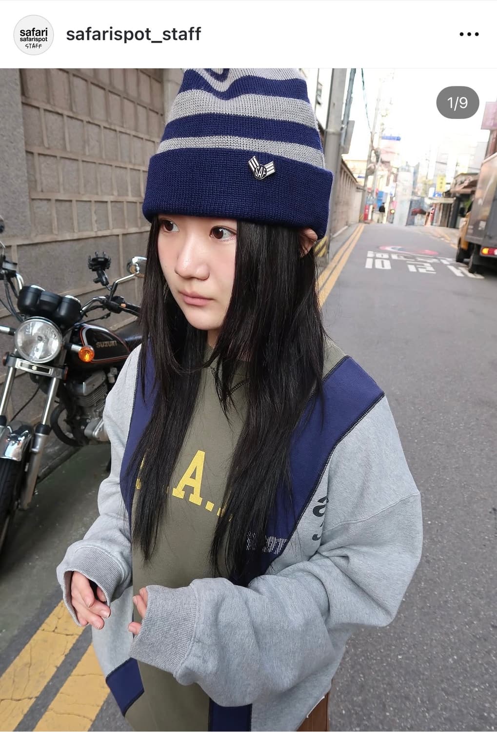 사파리스팟 safarispot ARMY REPAIR CREWNECK  상품이미지1