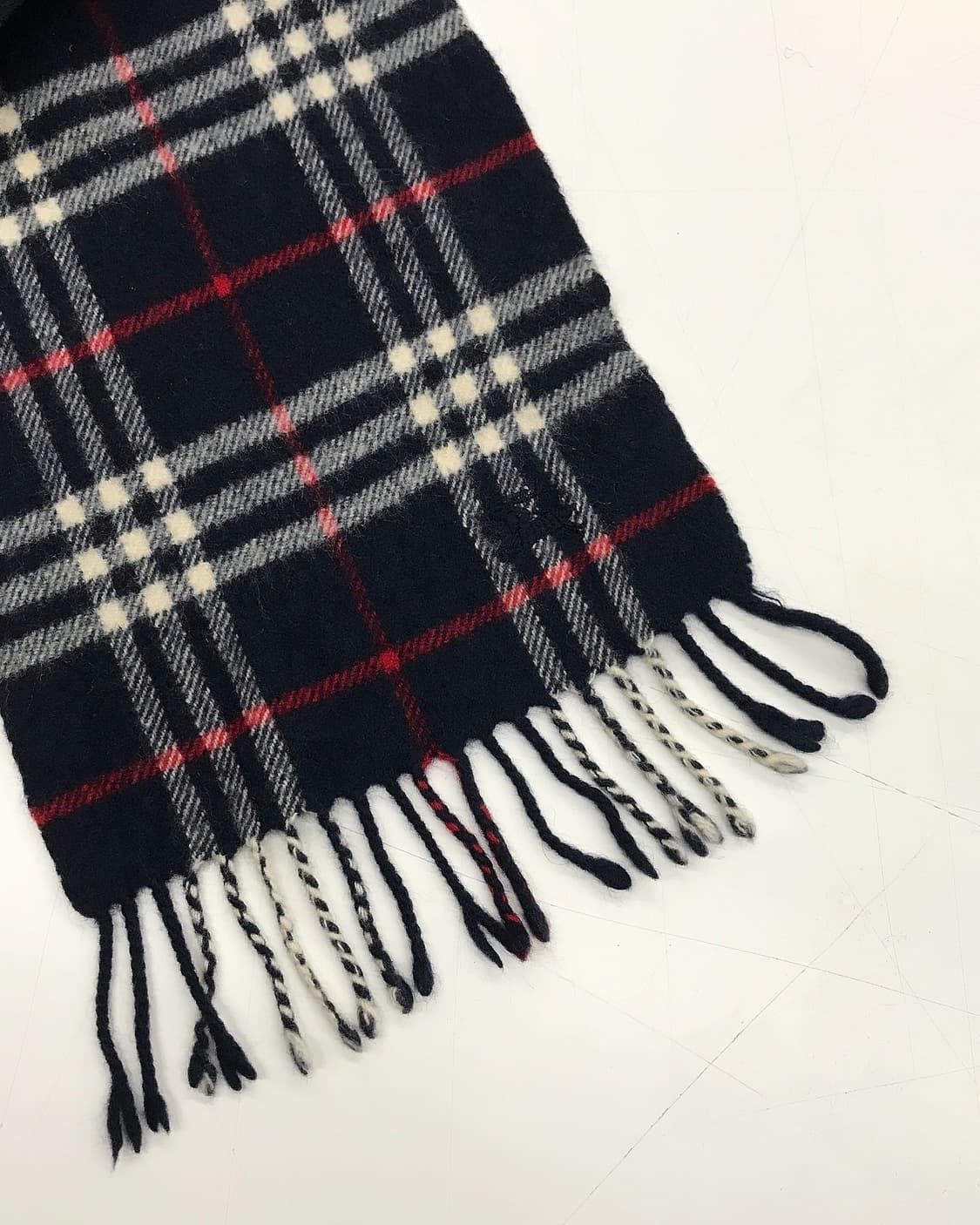 버버리 로고 체크 캐시미어 머플러 상품이미지4