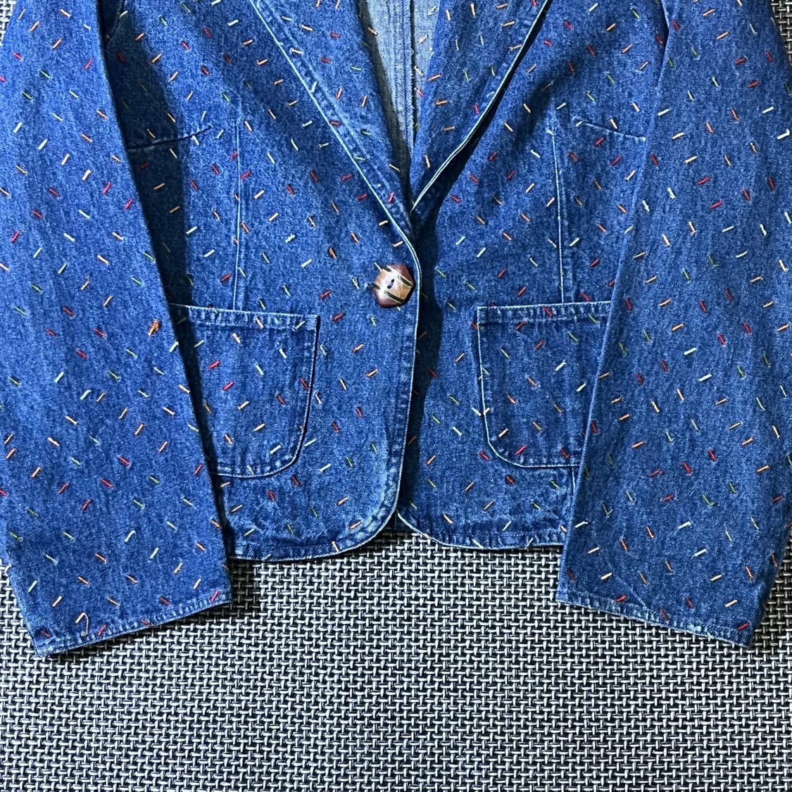 빈티지 스티치 우먼 데님 자켓 (kold_8405) 상품이미지3