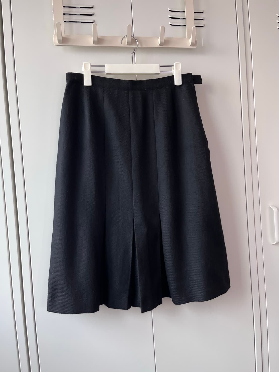 빈티지 핀턱 주름 플리츠 미디 스커트 상품이미지4