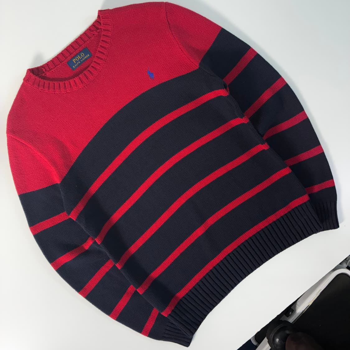 Polo   폴로 랄프로렌 자수 코튼 보이즈 스트라이프 니트 상품이미지2