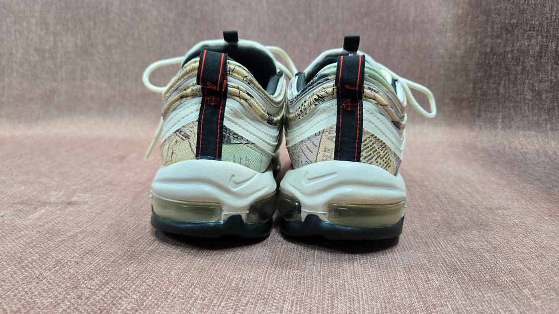 나이키 265mm- 에어맥스 97 뉴스페이퍼 신문 패턴 운동화   상품이미지5