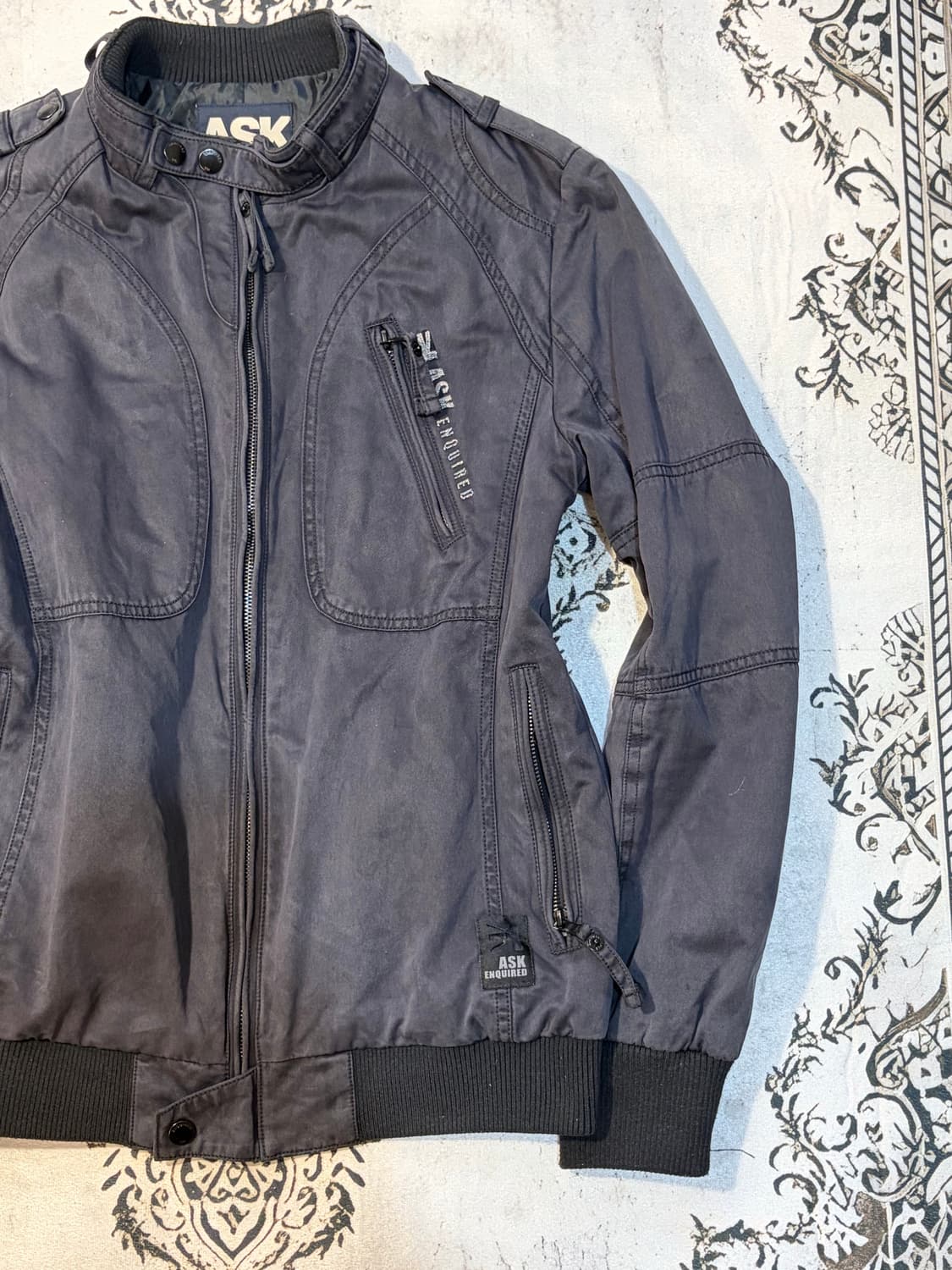 ASK Y2K detail biker jacket  상품이미지6