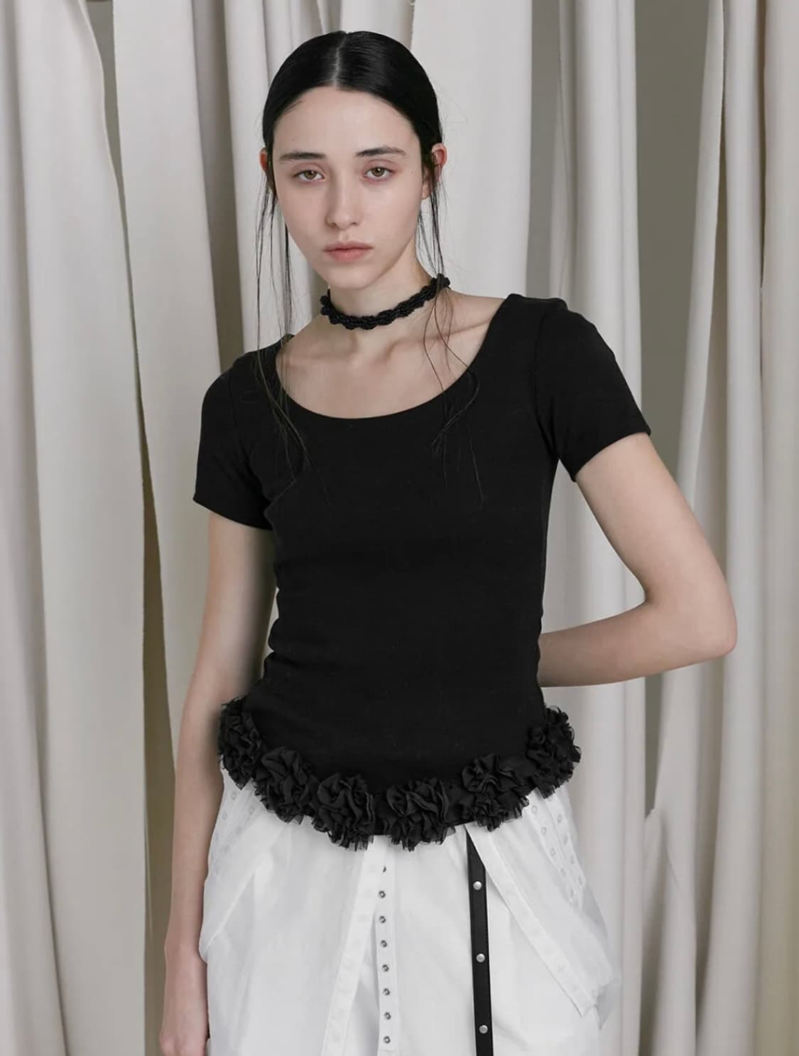 로우타이드 플라워 티셔츠 새상품 상품이미지1