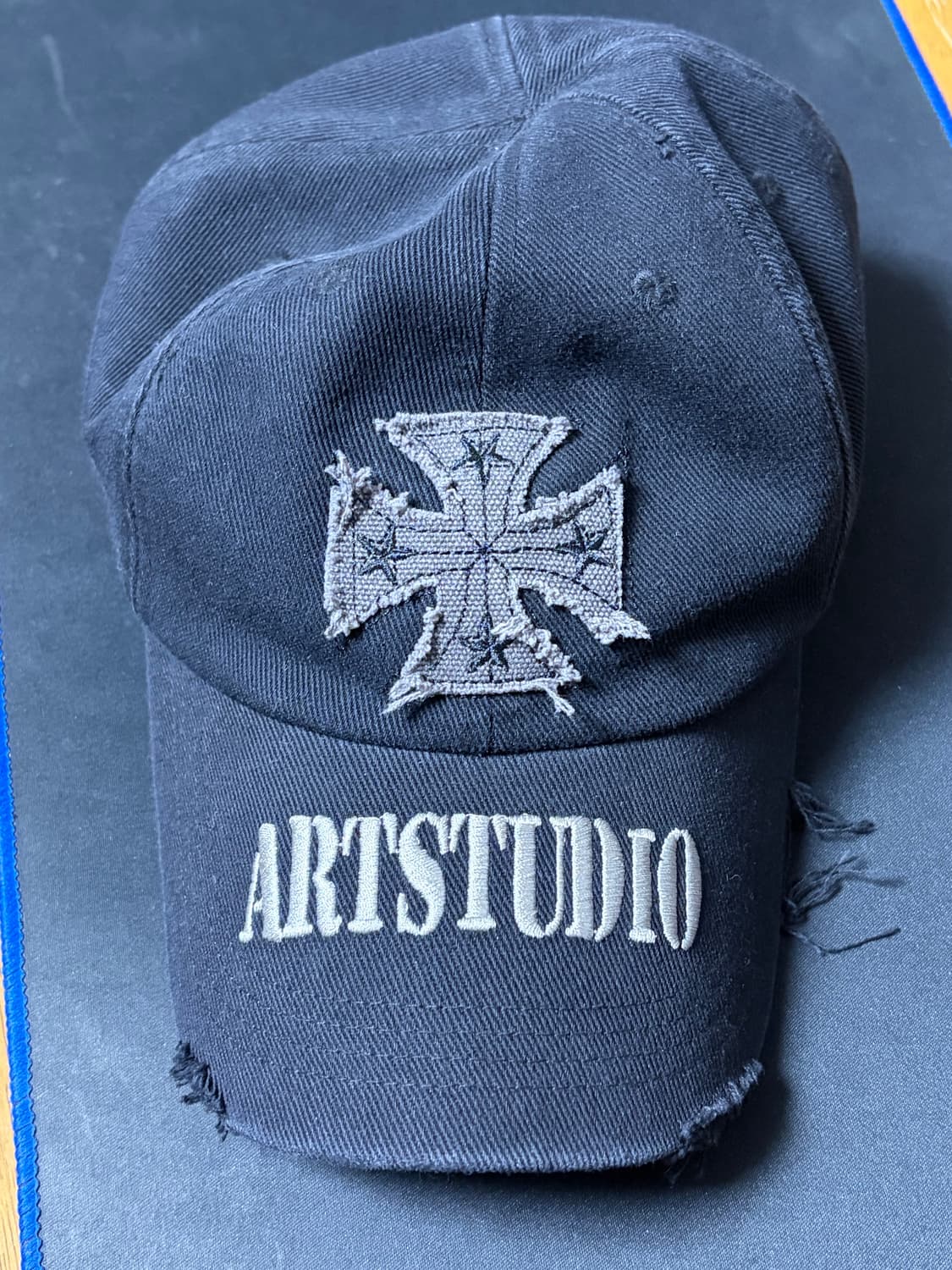 etce cross destroyed cap black (L) 상품이미지3