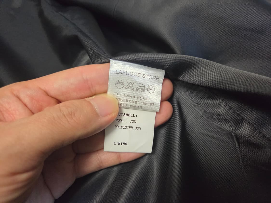 라퍼지스토어 울리치 오버핏 롱 더플 코트   상품이미지6