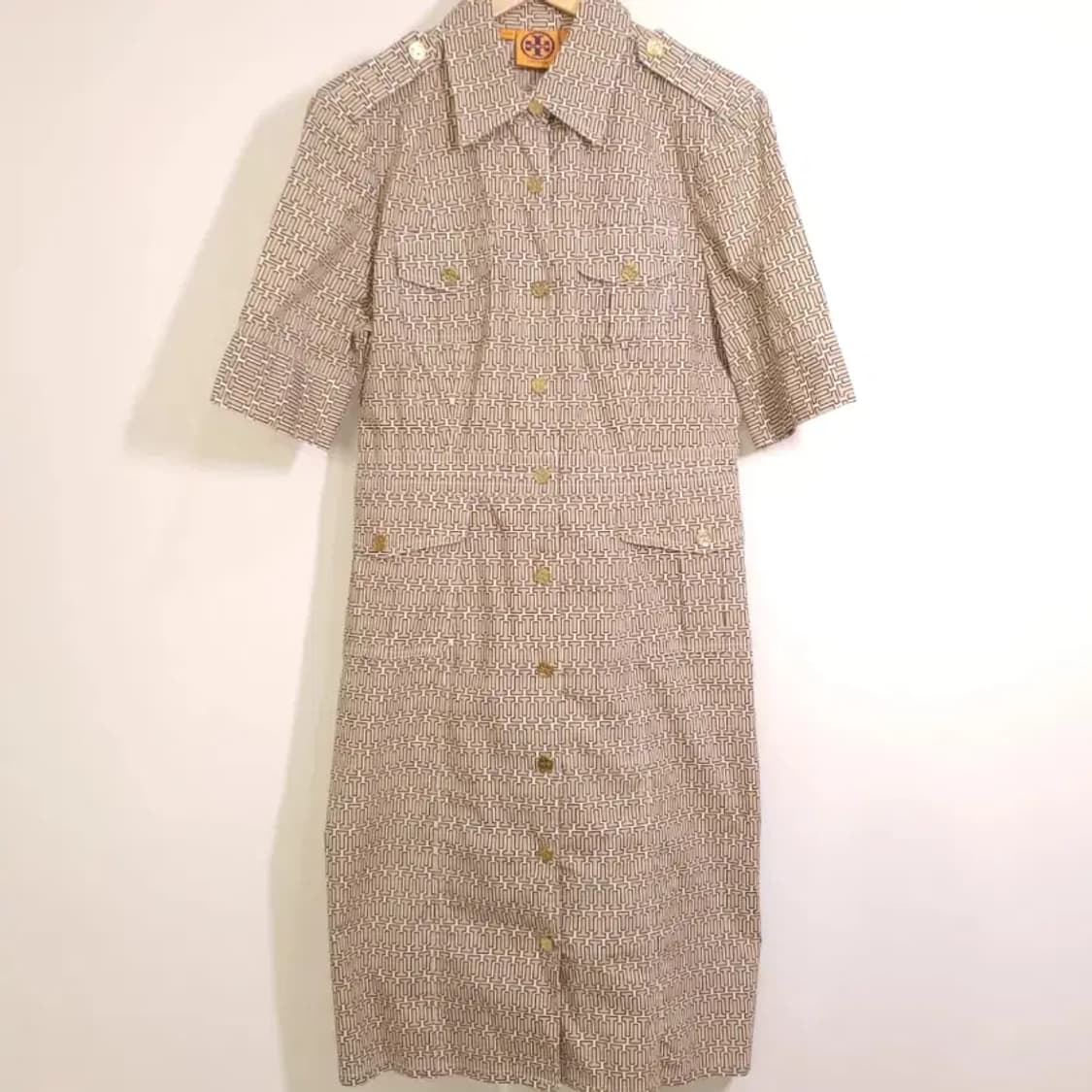 [정품] 토리버치 클래식 모노그램 셔츠 원피스 55반 상품이미지9