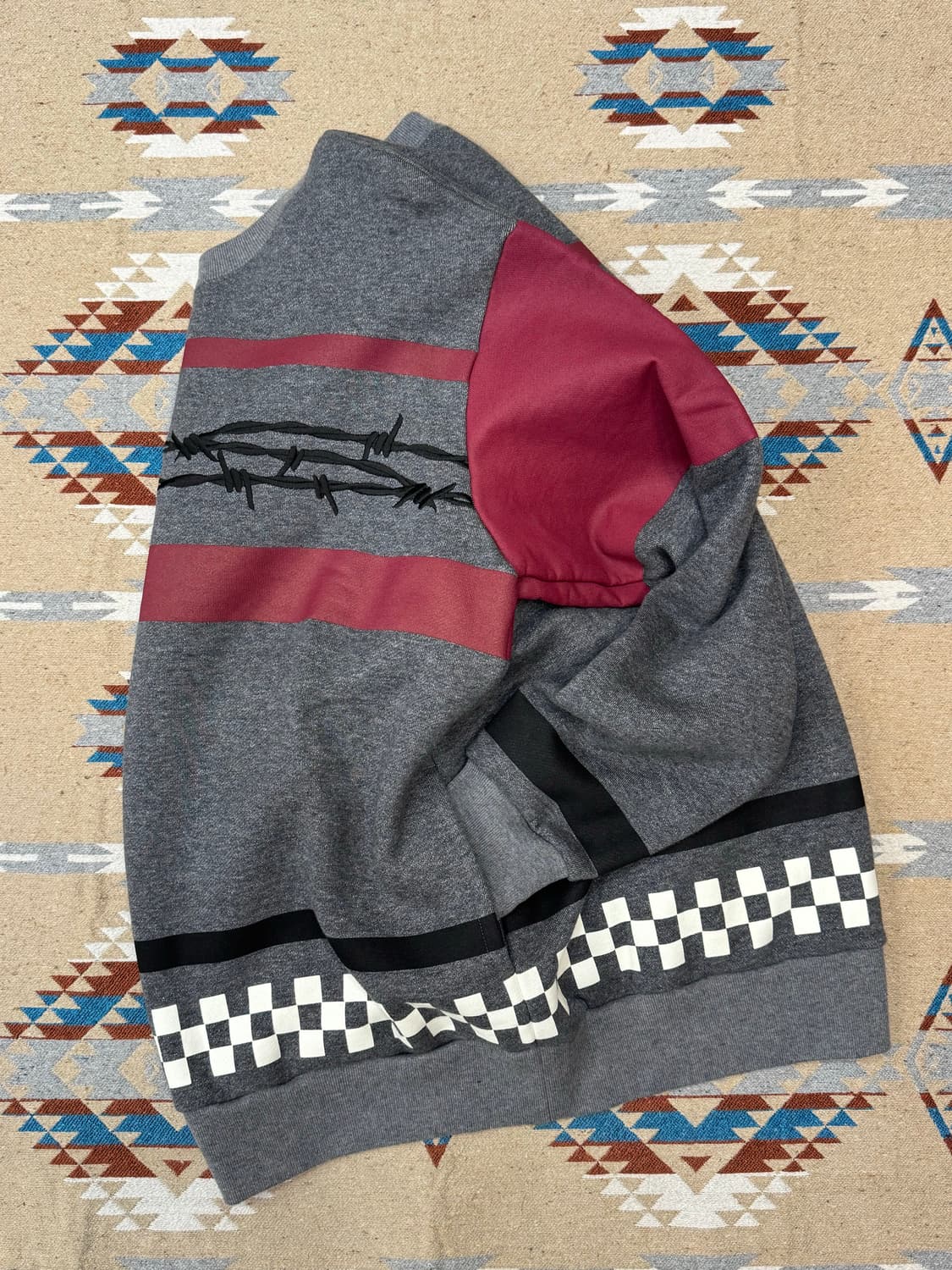 [3][L] 언더커버 와이어 체커 스웻 셔츠  24FW 상품이미지6