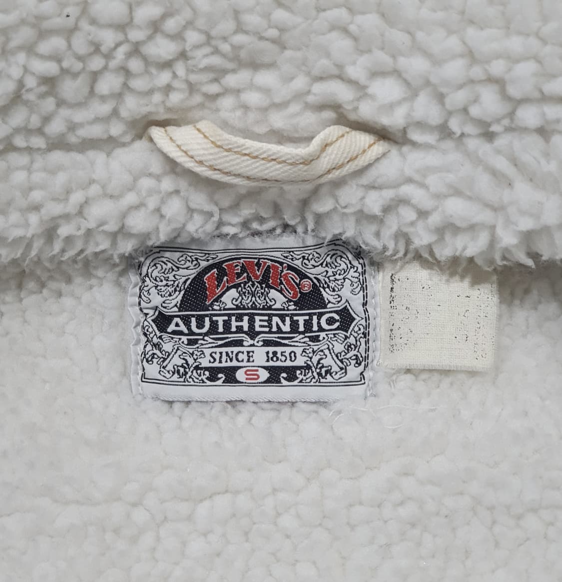 리바이스 빈티지 90s 쉐르파 트러커 자켓 화이트 (100) 상품이미지7