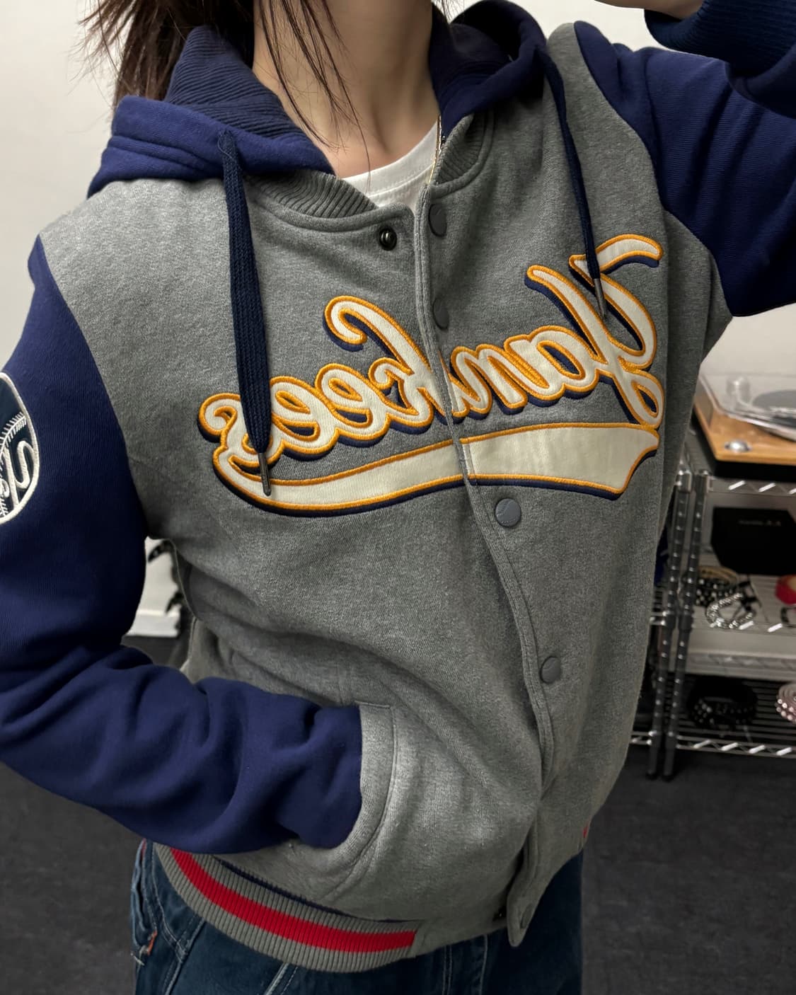 MLB 00s 뉴욕 양키즈 스타디움 네이비 자켓 상품이미지2