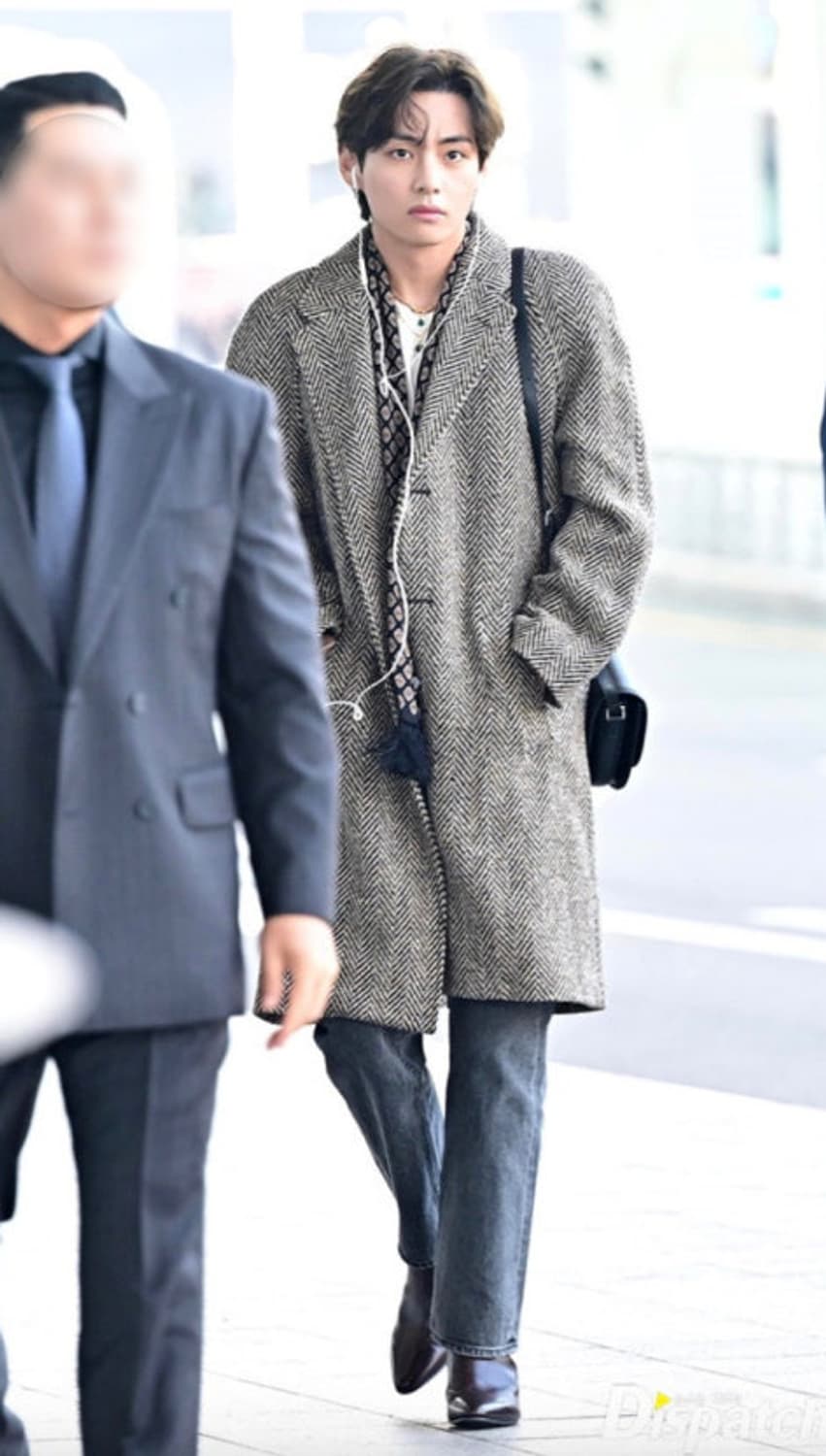 23FW 셀린느 헤링본 코트 50 / 새상품 상품이미지1