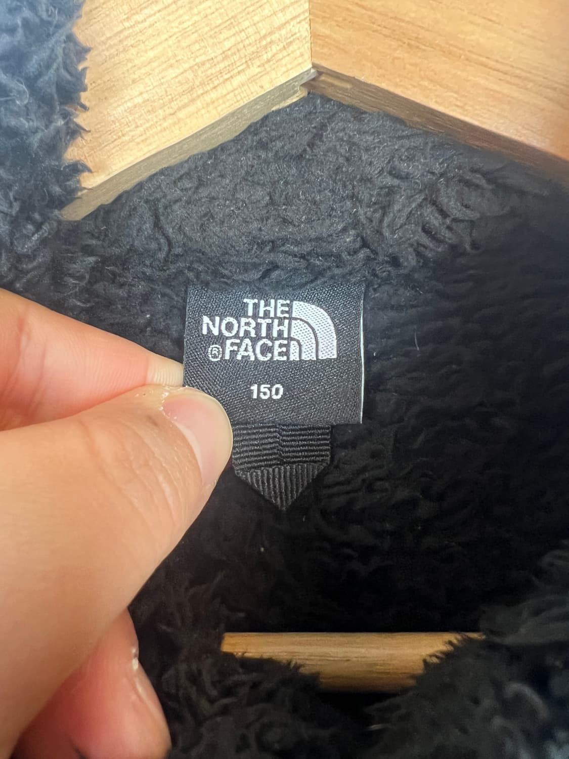 노스페이스 후리스 블랙 SIZE 150 상품이미지3