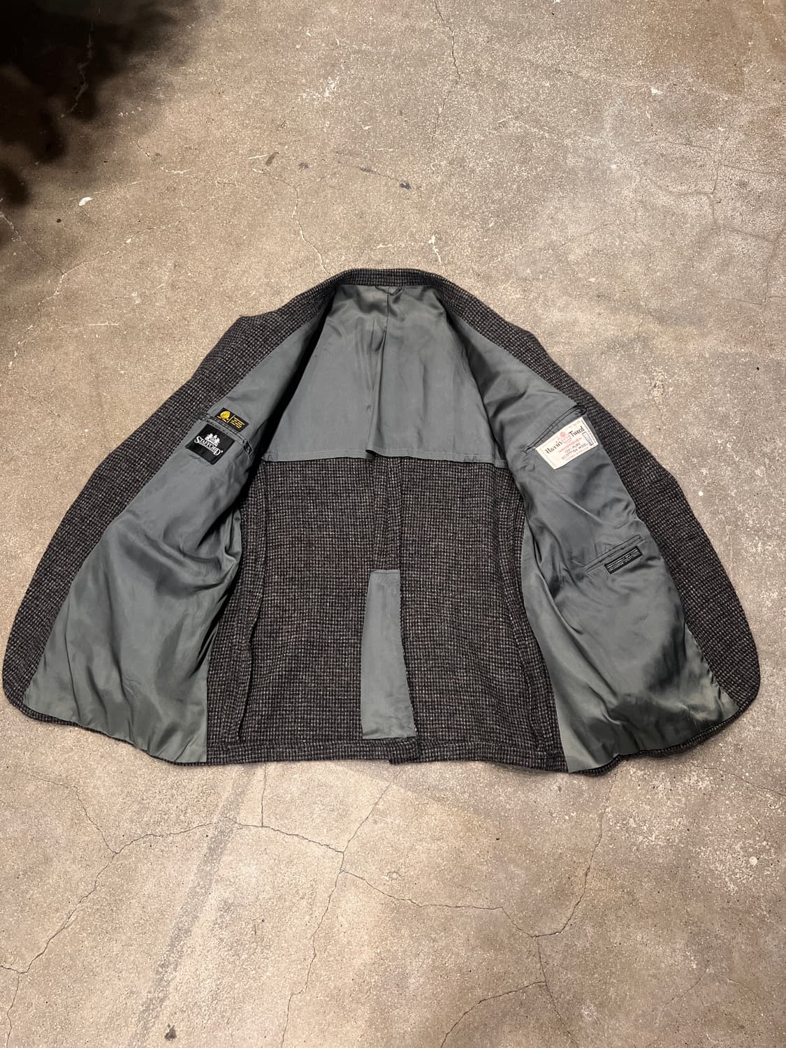 Stafford X Harris Tweed 울 홈스펀 블레이져 상품이미지6