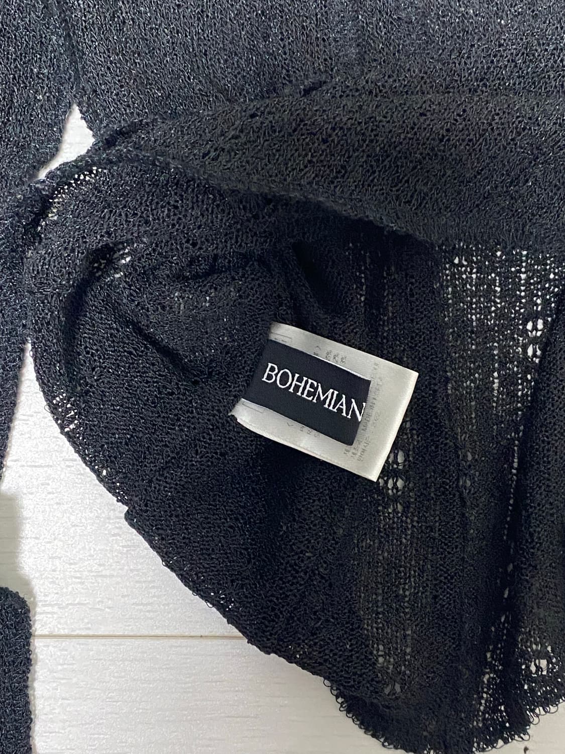 보헤미안서울 언발 니트 펑크 고딕 고스 페어리 그런지 상품이미지2