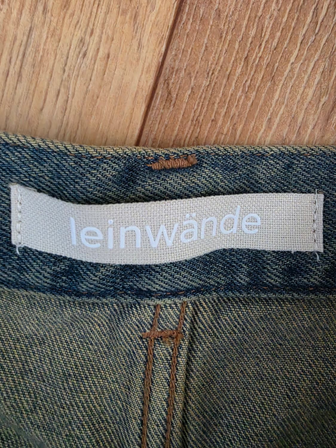 일본 LEINWANDE 데님 팬츠 새상품 m 상품이미지2