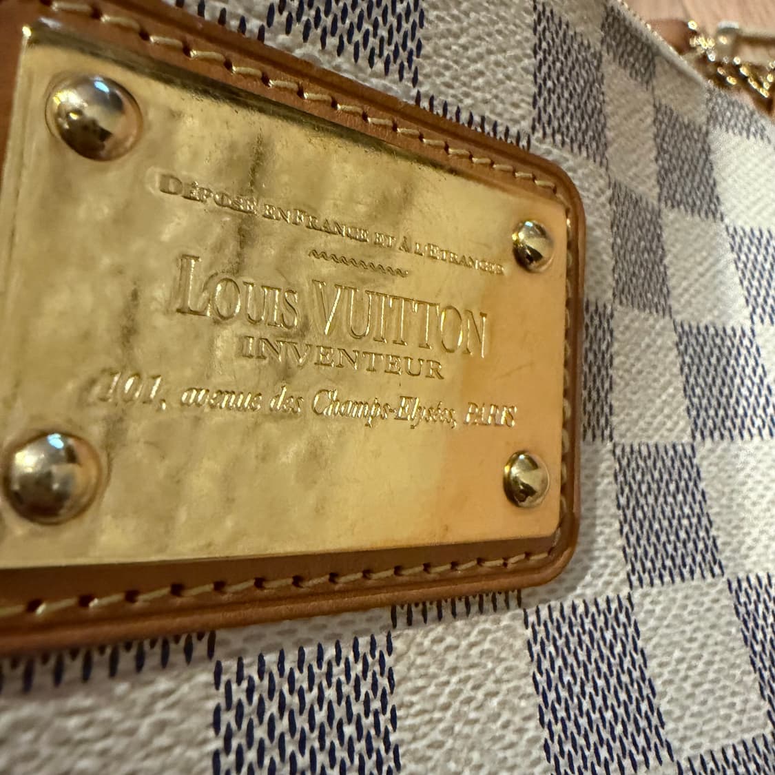 루이비통 다미에 아주르 에바 클러치 상품이미지3