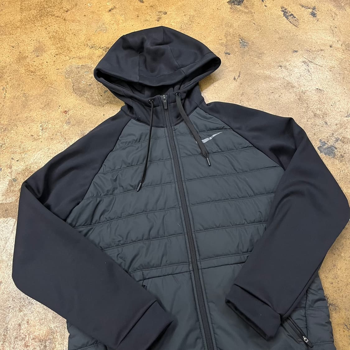 [정품/L] 나이키 블랙 패딩 후드집업 b16 상품이미지1