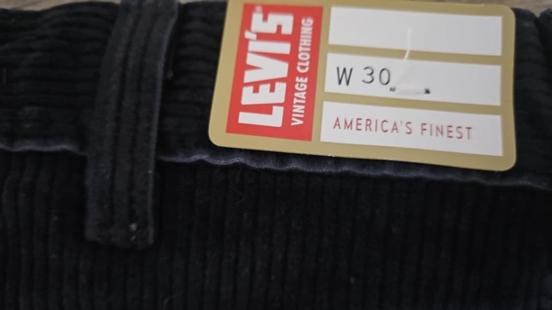 리바이스 LVC 1970's 519 코듀로이 캐비어 30 상품이미지4