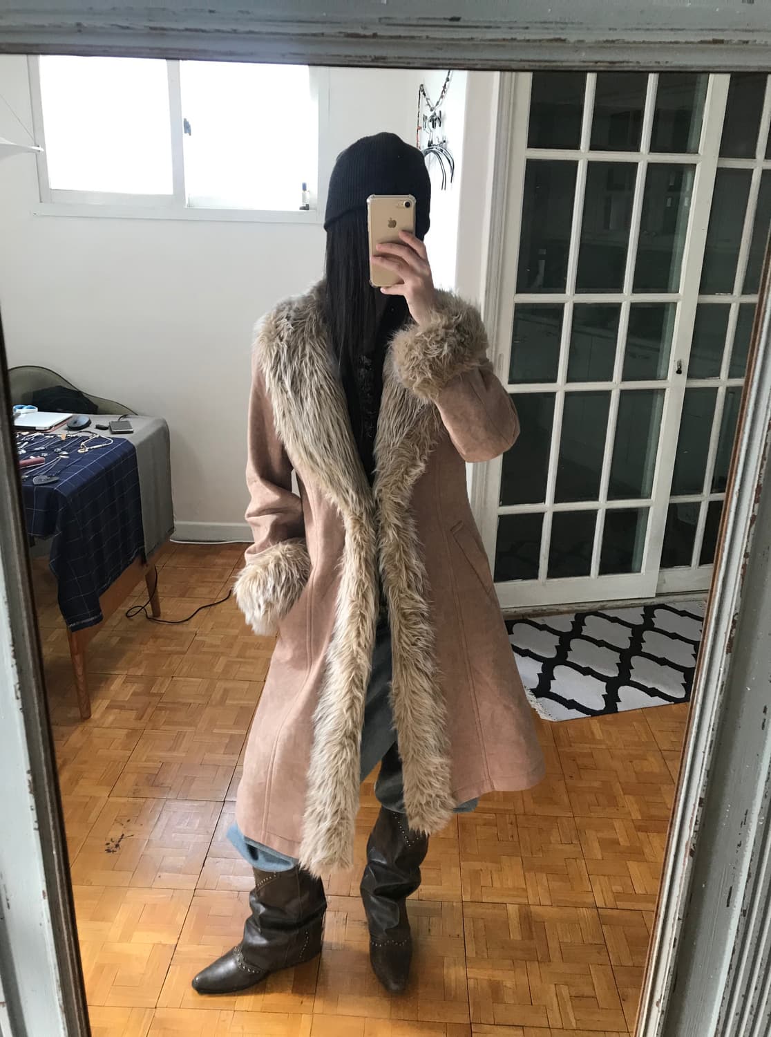 vintage shearing coat 상품이미지3