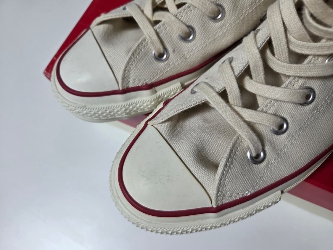 [270] 컨버스 재팬 J 하이 옥스 내츄럴 화이트 일본 제이 상품이미지2