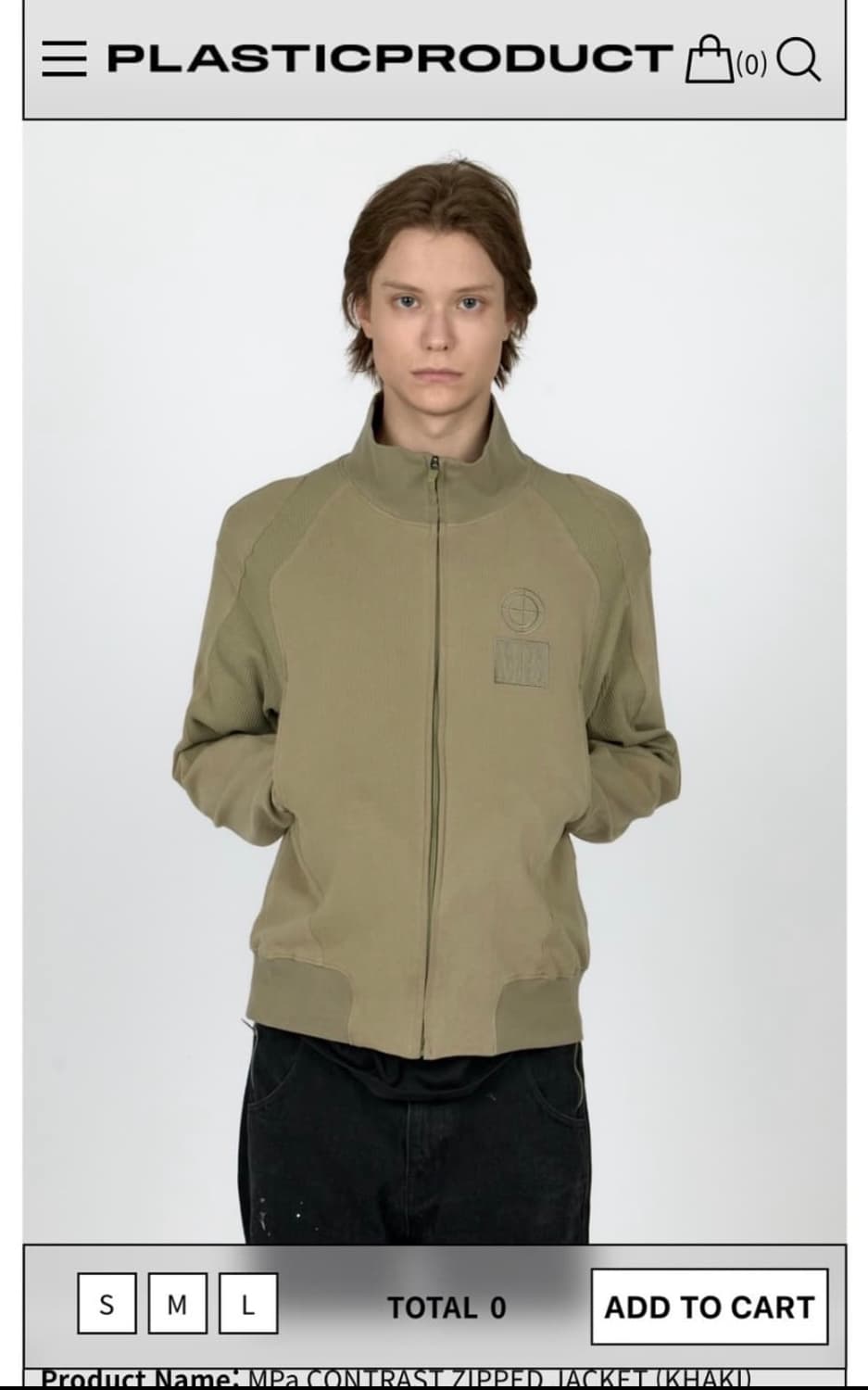 (구매) MPa contrast zipped (m) 상품이미지1