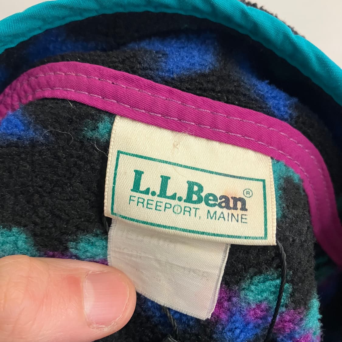 N139 usa 엘엘빈 아즈텍 노르딕 스냅 풀오버 플리스 상품이미지2