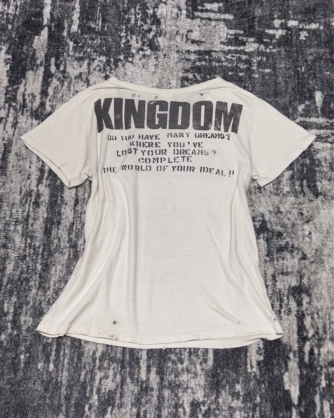 {UNKNOWN} Kingdom Crest Distressed Tee   상품이미지4