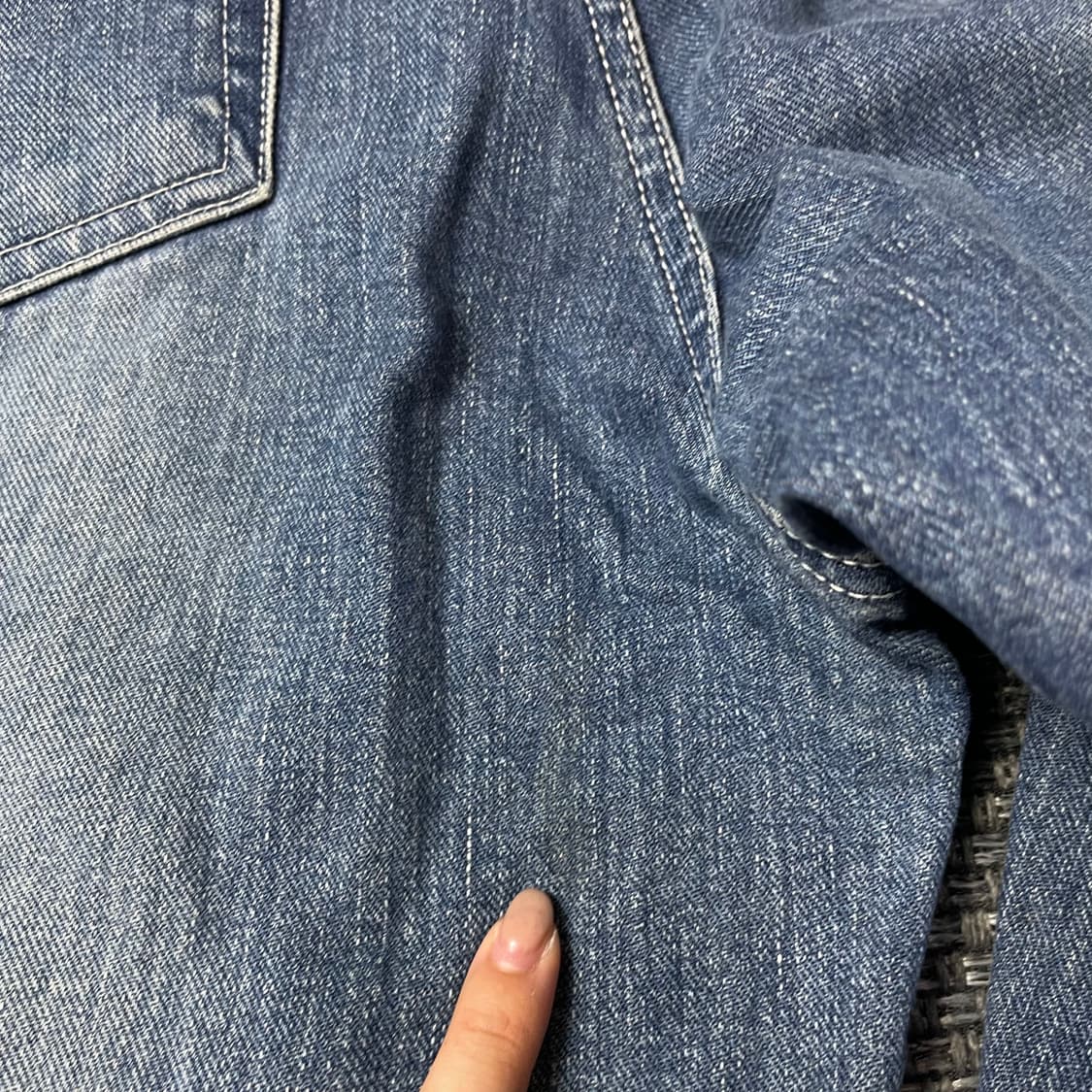 (31) Lee 리 중청 워싱 컷팅진 데님 팬츠 상품이미지6