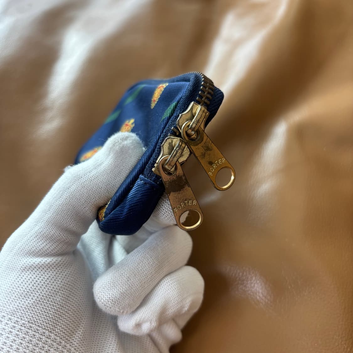 PORTER BEAMS 포터 빔즈 코인 카드 케이스 월렛 지갑 네이비 상품이미지6