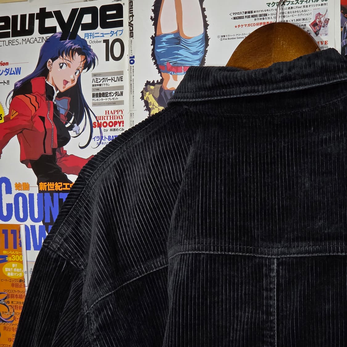 90s JPN 겐조 진스 다크 네이비 코듀로이 자켓 상품이미지6