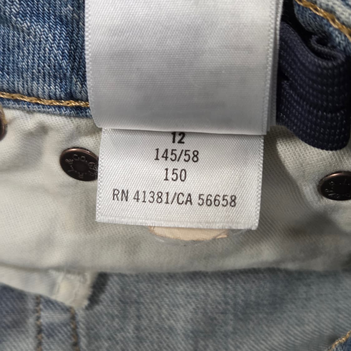 폴로랄프로렌 연청 데님 핫팬츠 12 상품이미지5