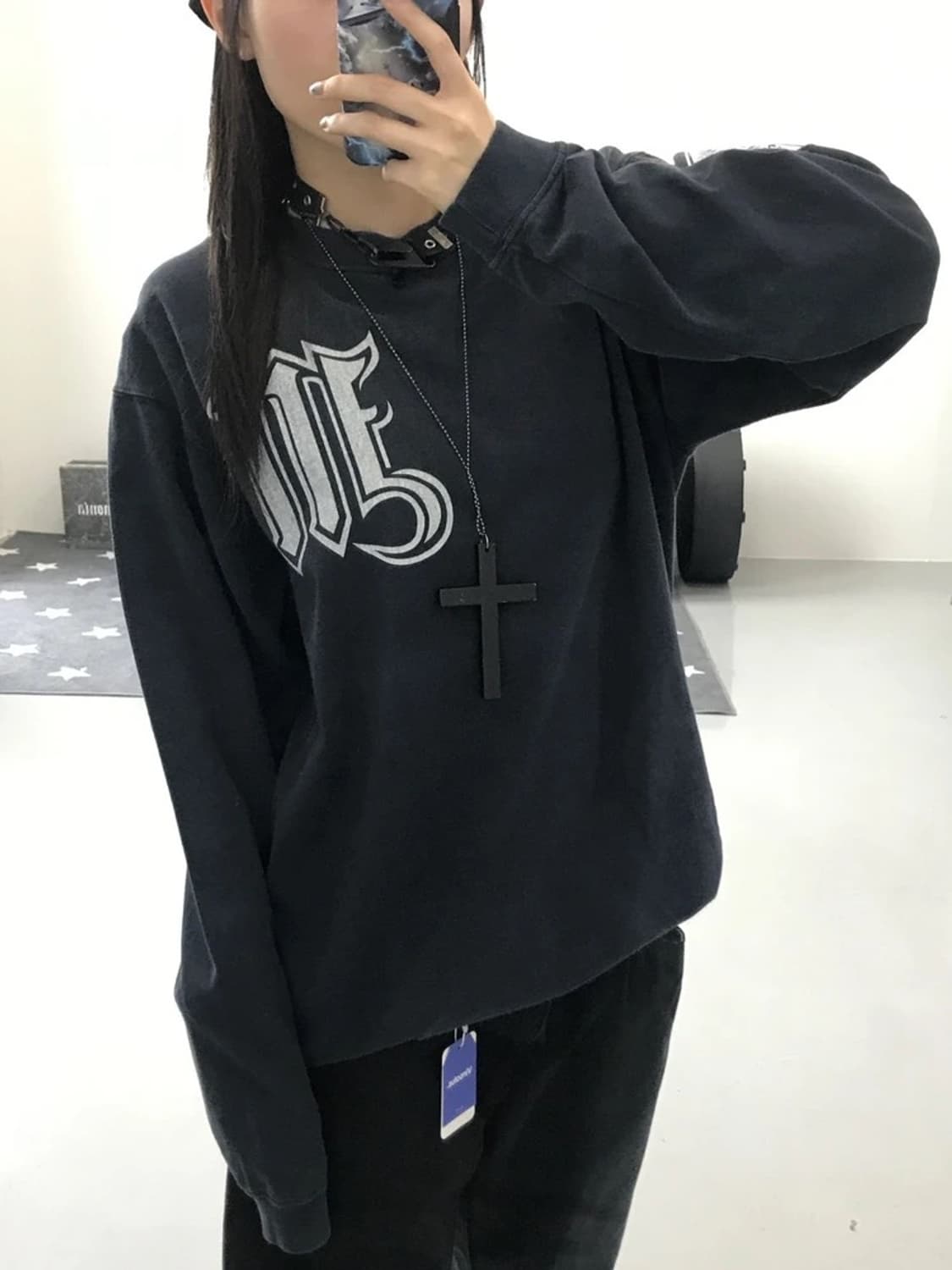 JPN MCD 블랙 롱 슬리브 상품이미지3