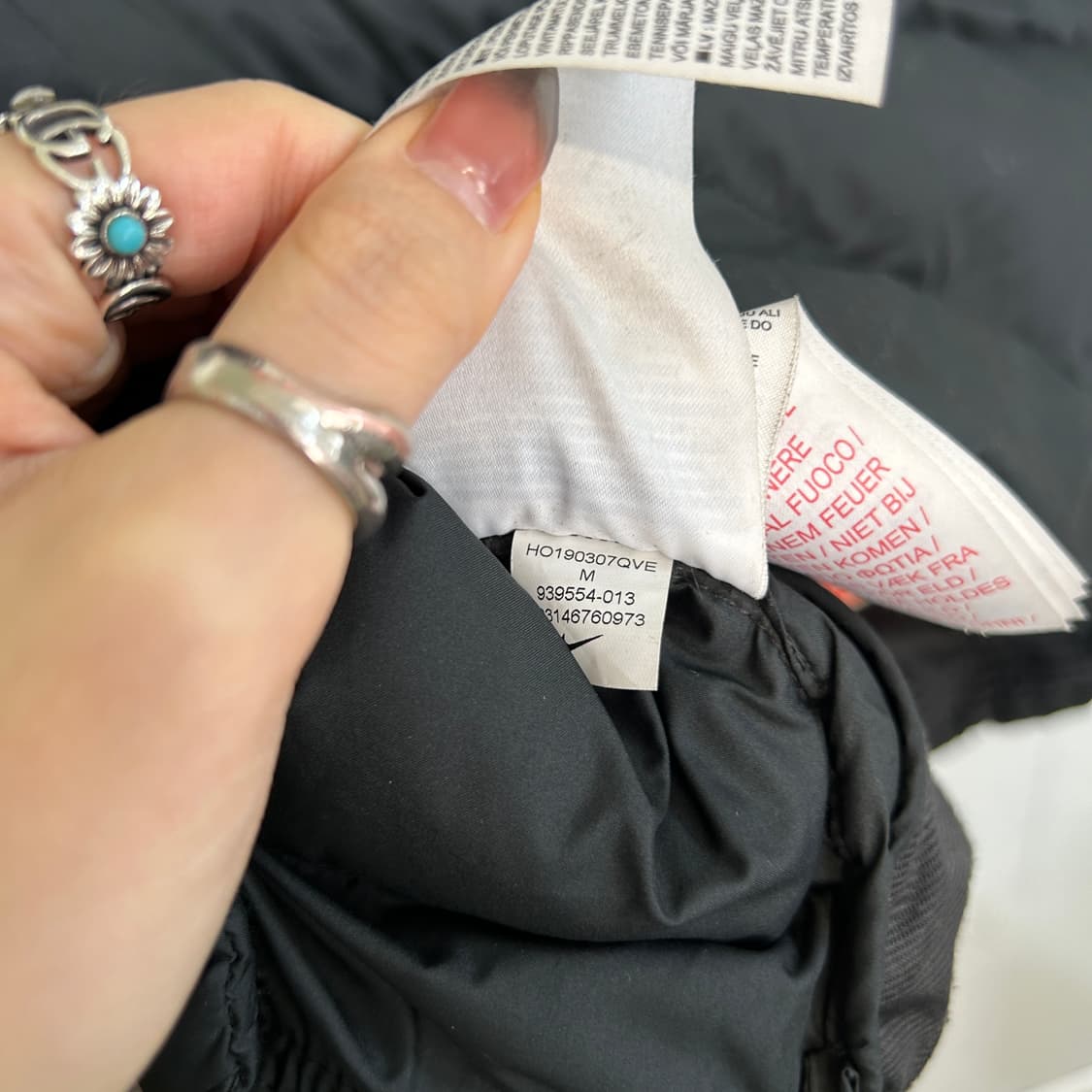 나이키 키즈 다운필 블랙 패딩 M 상품이미지3