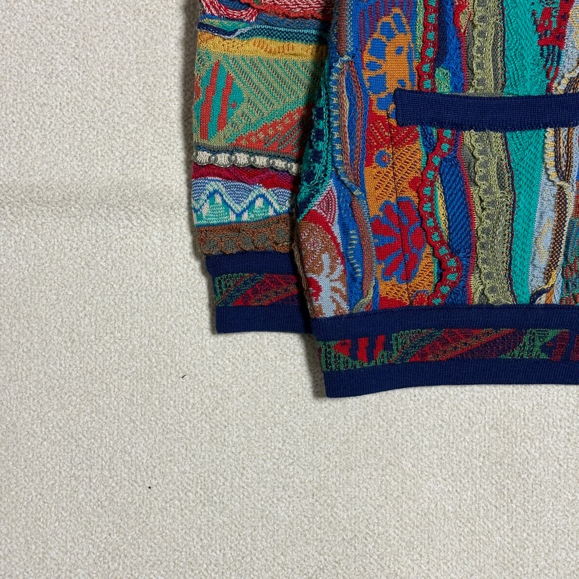 림노스 멀티컬러 니트 가디건 상품이미지4